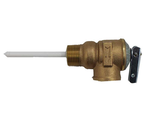 Hardy outdoor wood furnace pop-off valve